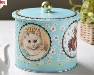 Brittany "Galettes & Palets" Gift Box (Animal Barrel) by La Trinitaine - 375g