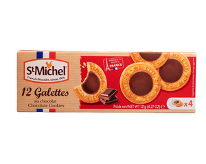 Galette biscuits with Chocolate by St Michel x12 - 121g
