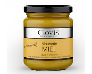 Moutarde Miel par Clovis - 200g