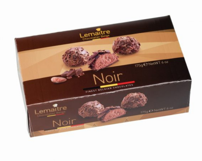 Truffes en Chocolat "Noir" et Copaux de Chocolat Lemaître - 175g