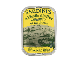 Sardines à l'Huile d'Olive et au Citron La Belle-Iloise - 115g