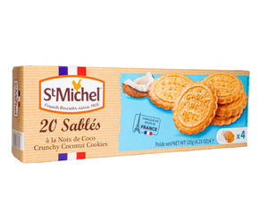 Crunchy Cookie "Sablés" with Coconut by St Michel - 120g