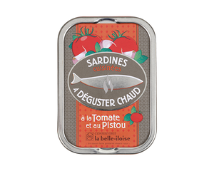 Sardines à la Tomate et au Pistou (à déguster chaudes) La Belle-Iloise - 115g